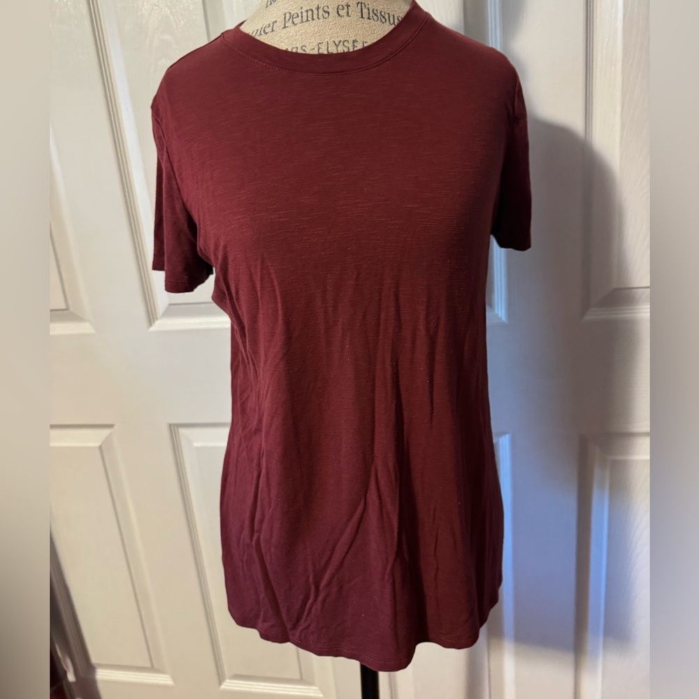 Maurices Burgundy Wine T-Shirt Medium